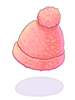 粉红色毛帽